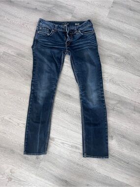 Silver Jeans Suki Slim Mid Rise Jeans Size 33